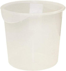 Rubbermaid - Round, Clear Polypropylene Food Storage Container - 11.9" High x 13.1" Wide - USA Tool & Supply