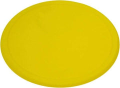 Rubbermaid - 10.3" Wide, Round Polyethylene Lid - Use with FG572300, FG572324, FG572400, FG572424 - USA Tool & Supply