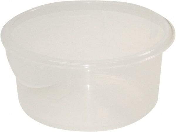 Rubbermaid - Round, Clear Polypropylene & Polycarbonate Food Storage Container - 10.6" High x 10" Wide - USA Tool & Supply