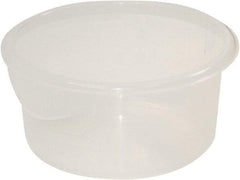 Rubbermaid - Round, Clear Polypropylene & Polycarbonate Food Storage Container - 10.6" High x 10" Wide - USA Tool & Supply