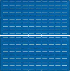 Triton - 48" Wide x 24" High, Blue Louvered Bin Panel - Use with LocBin - USA Tool & Supply