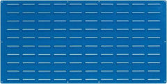 Triton - 48" Wide x 24" High, Blue Louvered Bin Panel - Use with LocBin - USA Tool & Supply