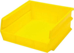 Triton - 10-7/8" Deep, Yellow Polypropylene Hopper Stacking Bin - 5" High x 11" Wide x 10-7/8" Long - USA Tool & Supply
