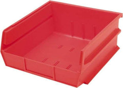 Triton - 10-7/8" Deep, Red Polypropylene Hopper Stacking Bin - 5" High x 11" Wide x 10-7/8" Long - USA Tool & Supply