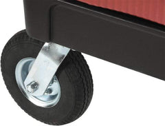 Rubbermaid - 8" High, Cart Caster Kit - Use with FG450088, FG451288, FG451388, FG452010, FG452088, FG453288, FG453388, FG454600, FG454610, FG454888 - USA Tool & Supply