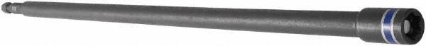 Irwin - 5/16" Magnetic Nutsetter - 1/4" Hex Drive, 12" OAL, 1/2" Socket Nose Diam - USA Tool & Supply