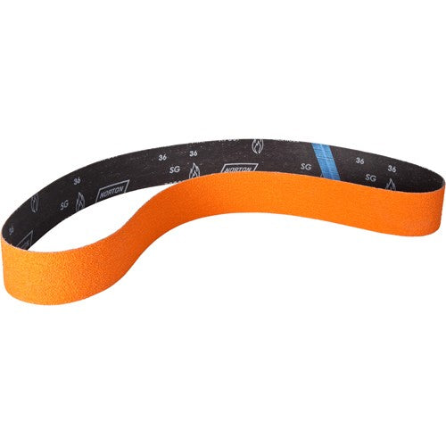 ‎2-1/2″ × 60″ SG Blaze R980P Narrow Belt 60 Grit Ceramic Alumina - USA Tool & Supply