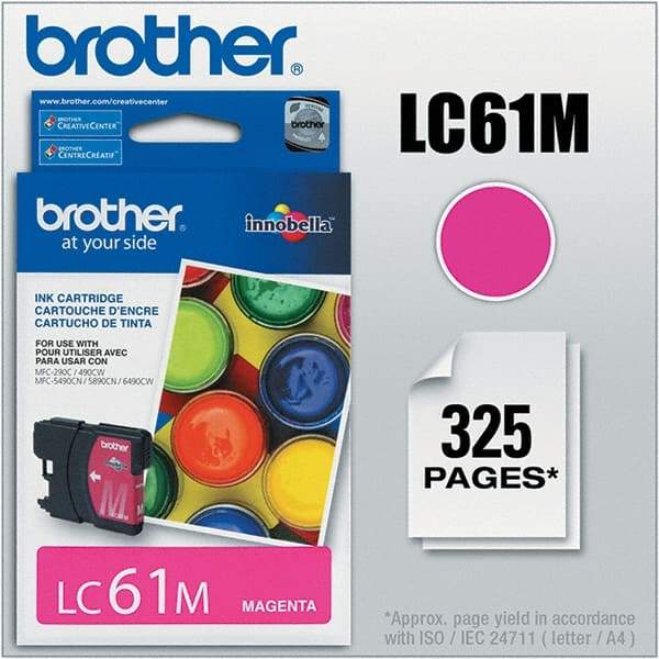 Brother - Magenta Ink Cartridge - Use with Brother DCP-J140W, 165C, 375CW, 385C, 395CN, 585CW, MFC-250C, 255CW, 290C, 295CN, 490CW, 495CW, J615W, 775CW, 790CW, 795CW, 990CW - USA Tool & Supply