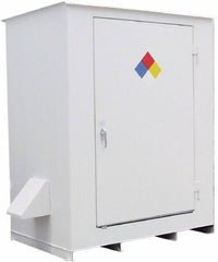 Enpac - Outdoor Safety Storage Buildings Number of Drums: 4 Fire Rated: Yes - USA Tool & Supply