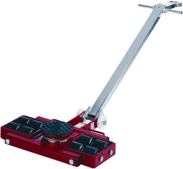 GKS - 13,200 Lb Capacity Steel Machine Dolly - 24" Long x 20-1/2" Wide x 4.3" High, 3.3" Wheels - USA Tool & Supply
