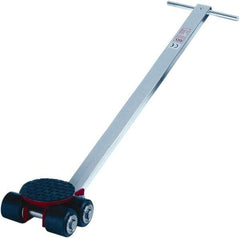 GKS - 6,600 Lb Capacity Steel Machine Dolly - 10.6" Long x 9.1" Wide x 4.3" High, 3.3" Wheels - USA Tool & Supply