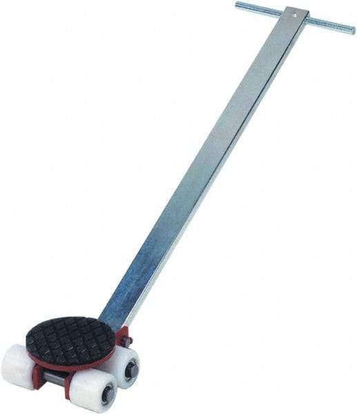 GKS - 4,400 Lb Capacity Steel Machine Dolly - 9.3" Long x 8.9" Wide x 4.3" High, 3.3" Wheels - USA Tool & Supply