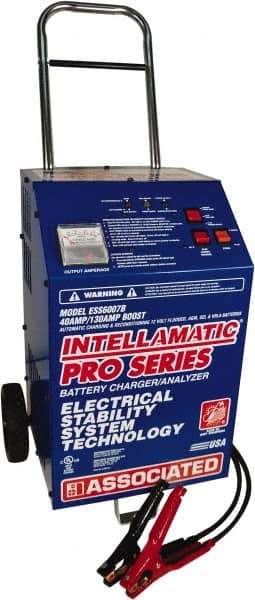 Associated Equipment - 12 Volt Automatic Charger/Maintainer - 40 Amps, 130 Starter Amps - USA Tool & Supply