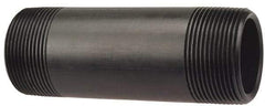 NIBCO - 1/2" Pipe, PVDF Threaded Plastic Pipe Nipple - Schedule 80, Red - USA Tool & Supply
