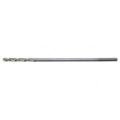 #10 RHS / RHC HSS 135 Degree Split Point NAS907 Type A General Purpose Extended Length Drill - Bright - USA Tool & Supply
