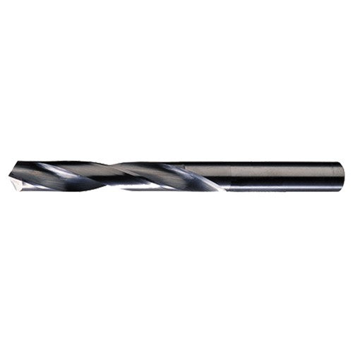 ‎11/64″ Dia. × 0.172″ Shank × 1-5/8″ Flute Length × 2-3/4″ OAL, 118°, Bright, 2xD Flute, Round Solid Carbide Drill - Exact Industrial Supply