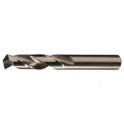 #17 RHS / RHC HSS-CO 8% (M42) 135 Degree Split Point Heavy Duty Cobalt Screw Machine Drill - Straw / Gold Oxide - USA Tool & Supply