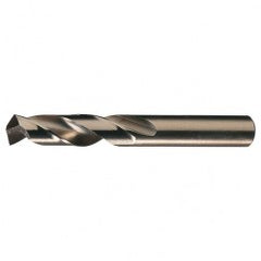 #17 RHS / RHC HSS-CO 8% (M42) 135 Degree Split Point Heavy Duty Cobalt Screw Machine Drill - Straw / Gold Oxide - USA Tool & Supply