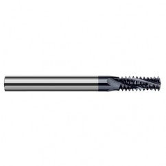 ‎0.0750″ Cutter Diameter × 0.1670″ Length of Cut Carbide Multi-Form #3-48 Thread Milling Cutter, 3 Flutes, AlTiN Coated - USA Tool & Supply