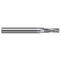 ‎0.3050″ Cutter Diameter × 0.6250″ (5/8″) Length of Cut Carbide Multi-Form 1/4″, 3/8″-18 NPT Thread Milling Cutter, 4 Flutes, TiB2 Coated - USA Tool & Supply