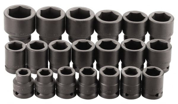 SK - 3/4" Drive 38mm Standard Impact Socket - USA Tool & Supply