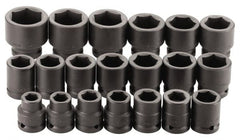 SK - 3/4" Drive 38mm Standard Impact Socket - USA Tool & Supply