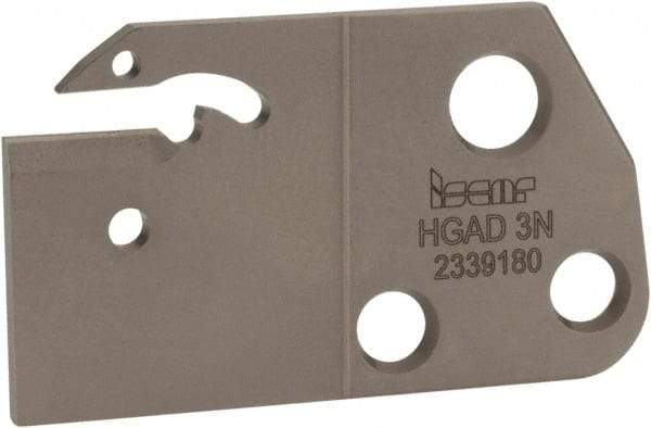Iscar - 1.1811" Blade Height, 0.1575" Blade Width, 1.9882" OAL, Neutral Cut, Double End Indexable Cut-Off Blade - HGAD Blade - USA Tool & Supply