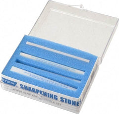 Norton - 4 Piece Novaculite Stone Kit - Hard Arkansas Novaculite - USA Tool & Supply