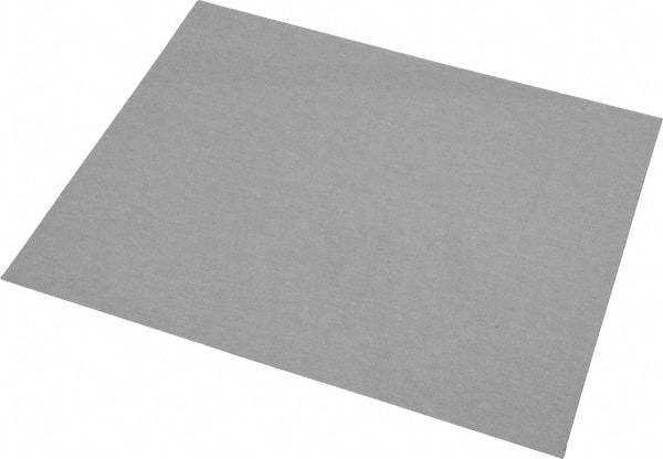 Made in USA - 240 Grit, Aluminum Oxide Sanding Sheet - 11" Long x 9" Wide, Very Fine Grade, A Weighted Backing - USA Tool & Supply