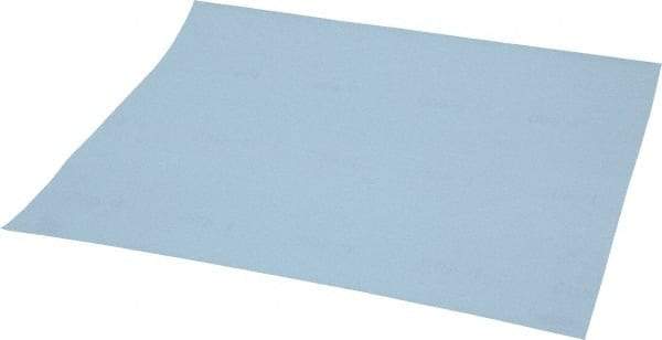 Value Collection - 400 Grit, Aluminum Oxide Sanding Sheet - 11" Long x 9" Wide, Super Fine Grade, A Weighted Backing - USA Tool & Supply