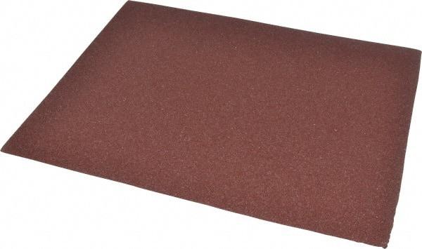 Value Collection - 80 Grit, Aluminum Oxide Sanding Sheet - 11" Long x 9" Wide, Medium Grade, D Weighted Backing - USA Tool & Supply
