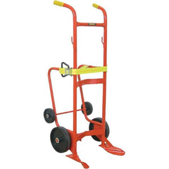 Wesco Industrial Products - 1,000 Lb Load Capacity, 30, 55 & 85 Gal Pail Tipper - 24" Wide x 58" High, 4 Steel Wheels - USA Tool & Supply