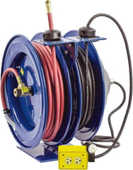 CoxReels - 50' Spring Retractable Hose Reel - 300 psi, Hose Included - USA Tool & Supply