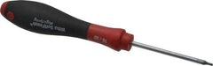 Wiha - T6 Torx Driver - 60mm Blade Length, 6-1/2" OAL, Ergonomic Handle - USA Tool & Supply