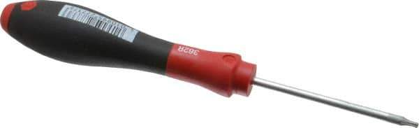 Wiha - T7 Torx Driver - 60mm Blade Length, 6-1/2" OAL, Ergonomic Handle - USA Tool & Supply