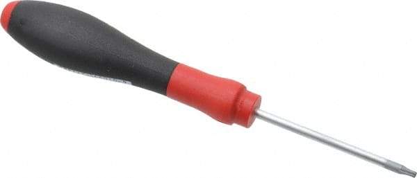 Wiha - T8 Torx Driver - 60mm Blade Length, 6-1/2" OAL, Ergonomic Handle - USA Tool & Supply