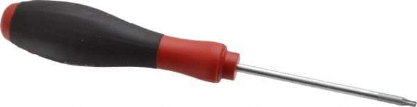 Wiha - T10 Torx Driver - 80mm Blade Length, 7-1/2" OAL, Ergonomic Handle - USA Tool & Supply