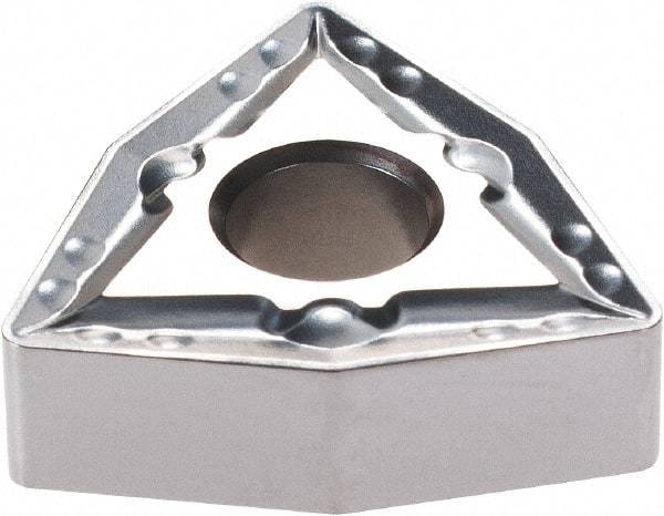 Ingersoll Cutting Tools - WNMG432 MT Grade TT8020 Carbide Turning Insert - 80° Trigon, 1/2" Inscr Circle, 3/16" Thick, 1/32" Corner Radius - USA Tool & Supply