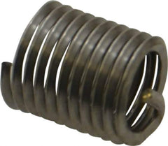 Heli-Coil - M8x1.25 Metric Coarse, 16mm OAL, Free Running Helical Insert - 10-1/4 Free Coils, Tanged, 304 Stainless Steel, Bright Finish, 2D Insert Length - Exact Industrial Supply