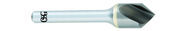 3/8" Size - 1/4" Shank - 90° Single Flute Countersink - USA Tool & Supply