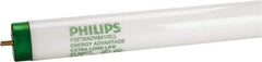 Philips - 25 Watt Fluorescent Tubular Medium Bi-Pin Lamp - 4,100°K Color Temp, 2,400 Lumens, T8, 36,000 hr Avg Life - USA Tool & Supply