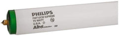 Philips - 75 Watt Fluorescent Tubular Single Pin Lamp - 4,100°K Color Temp, 5,000 Lumens, T12, 12,000 hr Avg Life - USA Tool & Supply