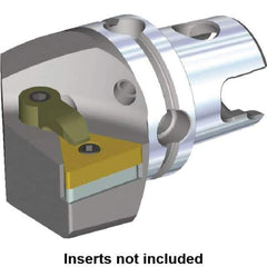 Kennametal - Right Hand Cut, Size KM40, TN.. Insert Compatiblity, Modular Turning & Profiling Cutting Unit Head - 27mm Ctr to Cutting Edge, 40mm Head Length, Through Coolant, Series M-Clamping - USA Tool & Supply