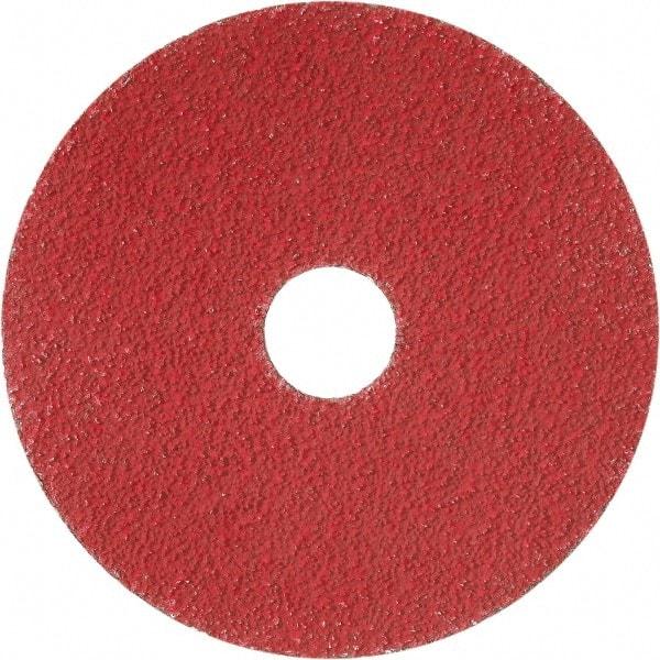 DeWALT - 7" Diam 7/8" Hole 24 Grit Fiber Disc - Coarse Grade, Ceramic, 8,700 Max RPM - USA Tool & Supply