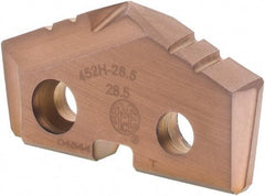 Allied Machine and Engineering - 28.5mm Diam x 3/16" Thick, Seat Code 2, 132° Included Angle Spade Drill Insert - AM200 Coated, Cobalt, Grade Super Cobalt, Series GEN2 T-A - USA Tool & Supply