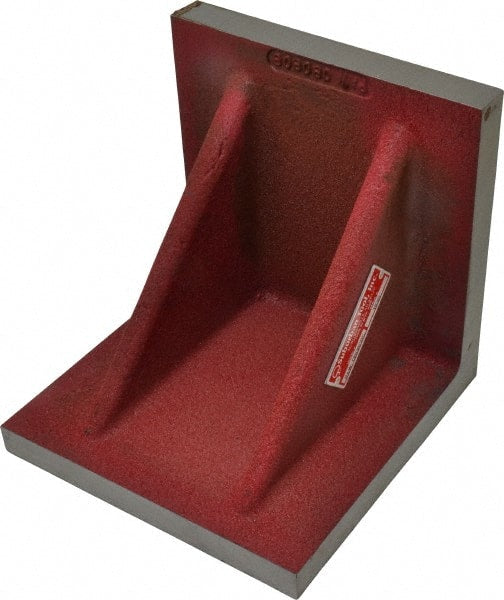 Suburban Tool - 8" Wide x 8" Deep x 8" High Cast Iron Precision-Ground Angle Plate - USA Tool & Supply