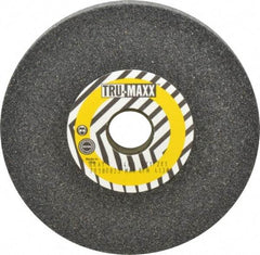 Tru-Maxx - 46 Grit Aluminum Oxide Bench & Pedestal Grinding Wheel - 6" Diam x 1" Hole x 1/2" Thick, 4138 Max RPM, O Hardness, Coarse Grade , Vitrified Bond - USA Tool & Supply
