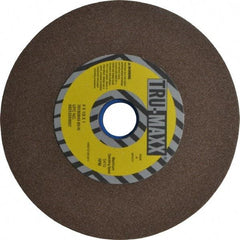 Tru-Maxx - 80 Grit Aluminum Oxide Bench & Pedestal Grinding Wheel - 6" Diam x 1" Hole x 1/2" Thick, 5410 Max RPM, O Hardness, Medium Grade , Vitrified Bond - USA Tool & Supply