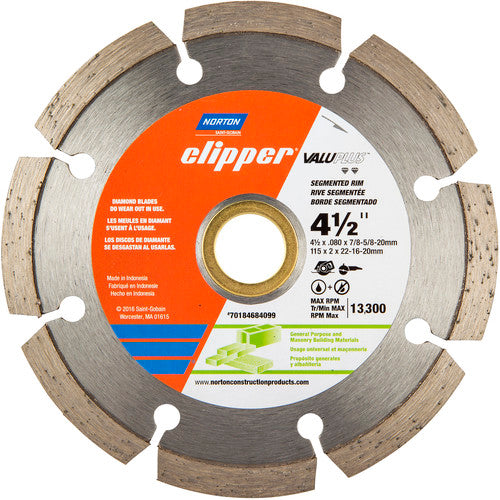 4-1/2X.080X7/8-5/8 DIA SAW BLADE - USA Tool & Supply