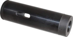 Collis Tool - MT3 Inside Morse Taper, Standard Length Morse Taper to Straight Shank - 5-3/4" OAL, Steel, Hardened & Ground Throughout - Exact Industrial Supply